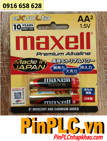 MAXELL LR6(W)/2B, Pin AA 1.5v Premium Alkaline MAXELL Evolta LR6(W)XL LS, LR6(W)/2B, Xuất xứ NHẬT